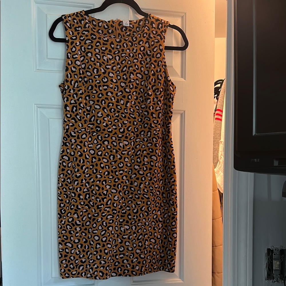 Old Navy Brown and Black Halter Mini Dress
